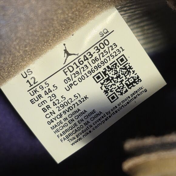 Air Jordan 6 Retro GTX GORE-TEX Brown Kelp FD1643-300 Women’s Size 12 Men's 10.5 - Picture 7 of 7